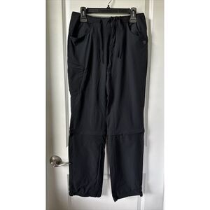 Mountain Hardwear Pants Womens Size 8/32 Black Yuma ll Convertible Gorpcore Hike